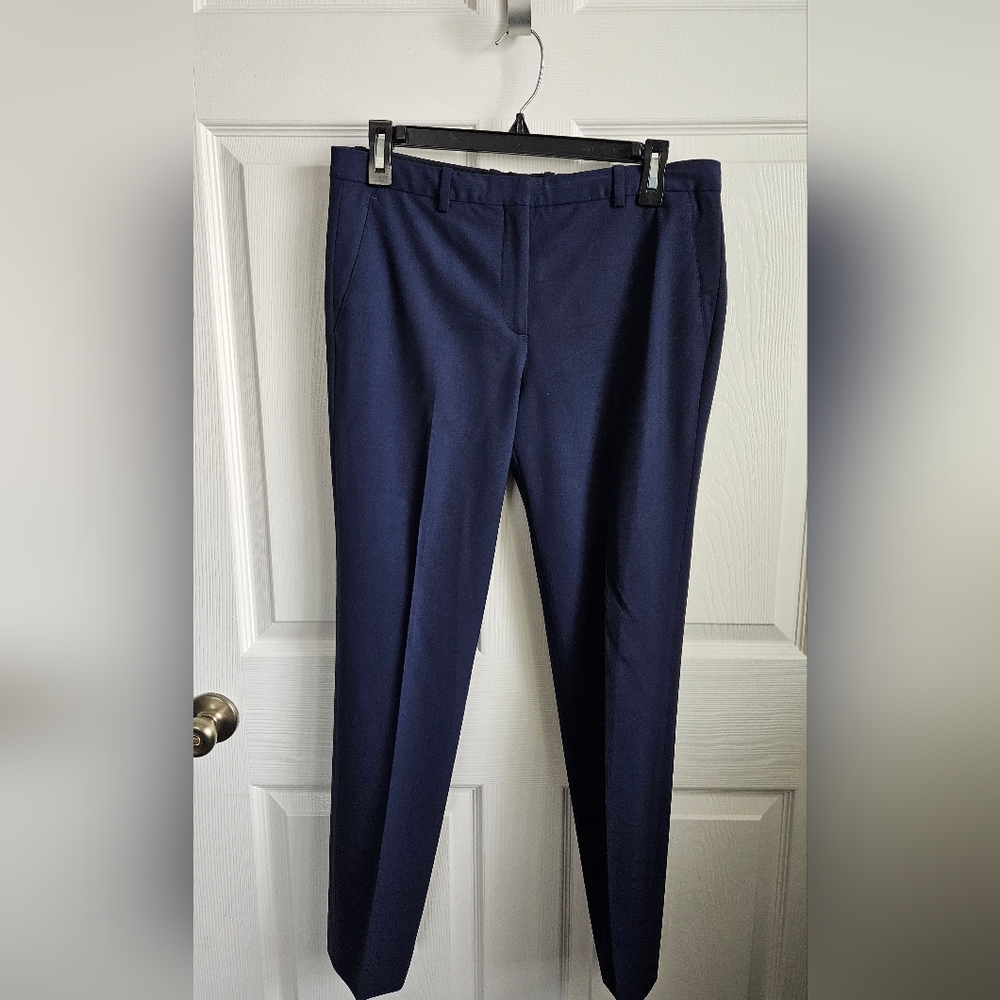 Theory Blue Dress Pants Tailored Silhouette